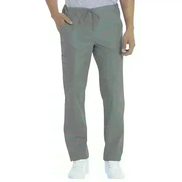 Unisex Scrubstar Core Essentials Scrub Pants Size 3XL Drawstring Tie Condor Grey - Picture 3 of 11